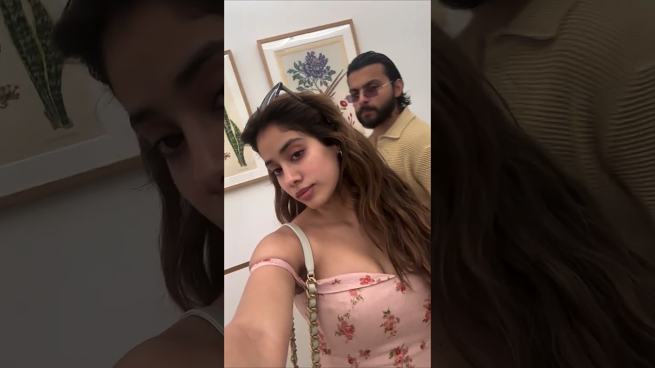 💖 A day in #janhvikapoor and #shikharpahariya's life #couplegoals #shorts