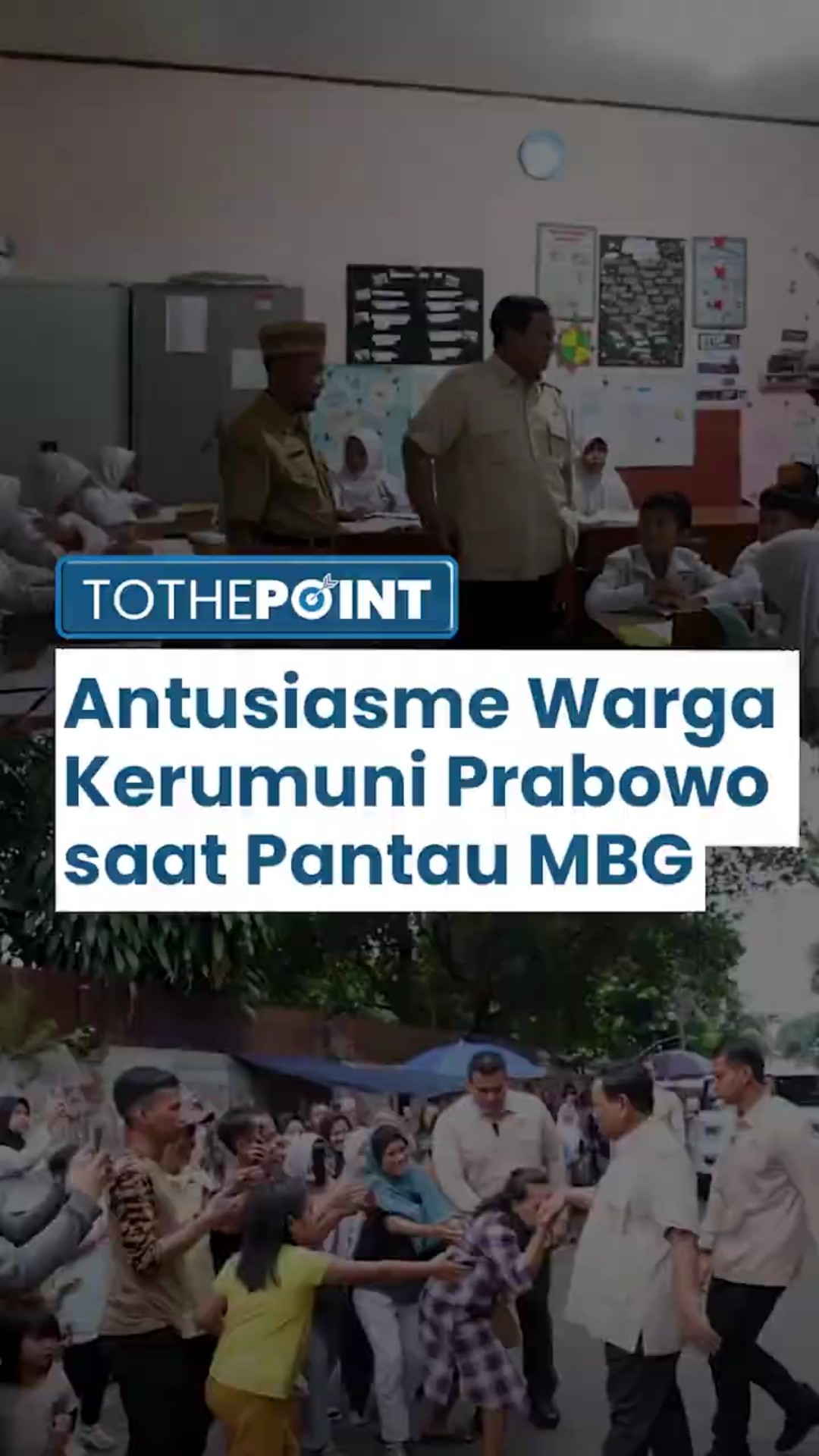 Antusiasme Ratusan Warga Menyambut Prabowo di Bogor, Presiden Sidak Program Makan Bergizi Gratis