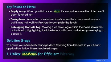 Fixing the Issue of Not Getting Data from Firestore in React Applications
