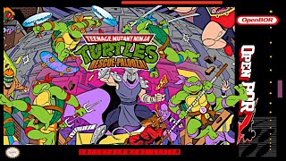 Teenage Mutant Ninja Turtles: Rescue-Palooza! 4 Players Co-op Playthrough OpenBOR TMNT-NES-SNES