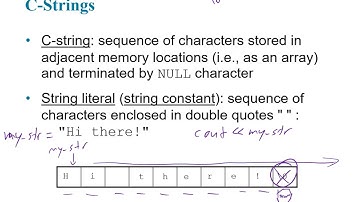 Gaddis C++ Chapter 10 - Char