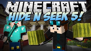 Minecraft | HIDE N SEEK 5! (The MELON BLOCK Challenge!) | Minigame