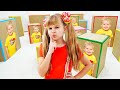 Oliver Diana and Roma Hide and Seek in Boxes Challenge