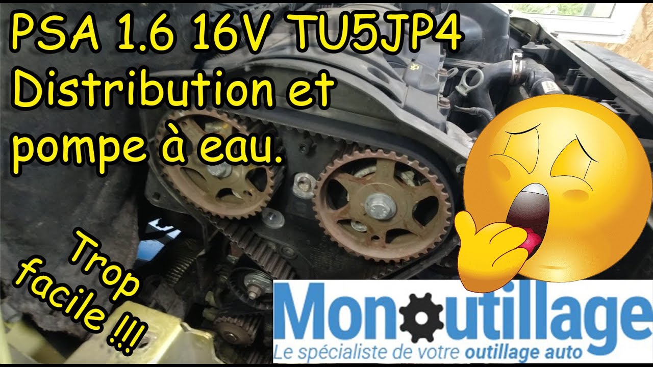 COMMENT FAIRE LA DISTRIBUTION SUR PSA 1.6 16V TU5JP4] 