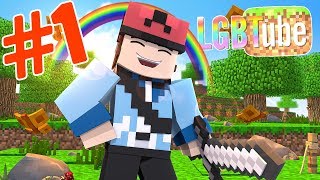 🌈Minecraft LGBTube UHC - 'GAY POWER!' #1