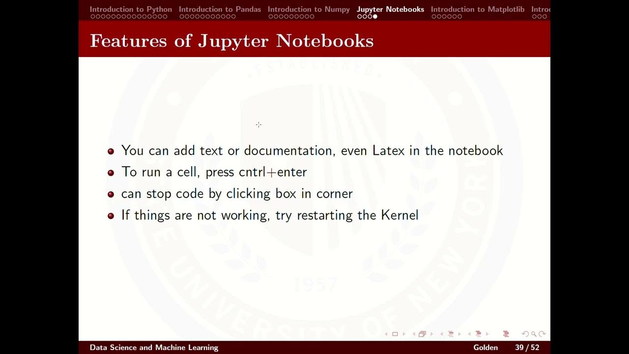 Intro to Jupyter Notebook Slides - YouTube