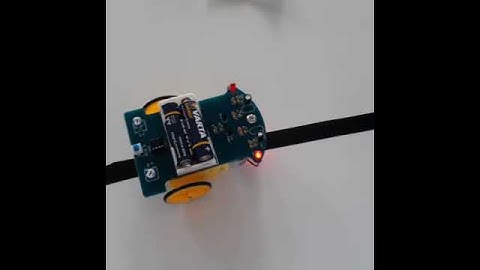 D2-1 Dıy Akıllı Çizgi İzleyen Kiti (Robotu) Gidiş Hali (Bitmiş Hali)