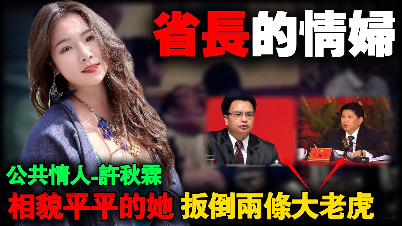 6个孩子、有3个爸爸、揭秘“公共情妇”许秋琳与两任市委书记的畸恋，敛财 8.7亿。