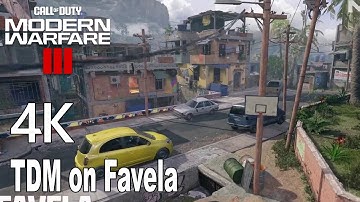 Call of Duty Modern Warfare 3 2023 Team Deathmatch on Favela 4K