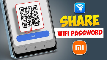 How to Share Wi-Fi Password with QR Code on Xiaomi Phones | Get Wi-Fi Via QR Code