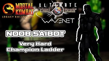 Ultimate Mortal Kombat 3 WaveNet (Legacy Kollection): Noob Saibot on Very Hard