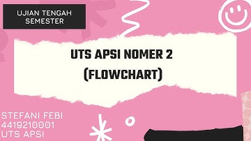 FLOWCHART (UTS APSI NO 2)