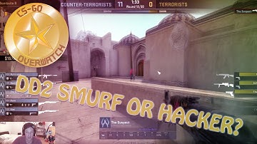 MY FIRST CS:GO OVERWATCH! Smurf of hacker? (#YBZ_)
