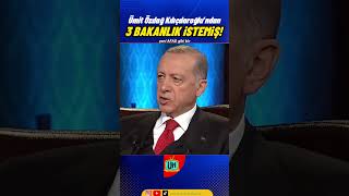 3 BAKANLIK İSTEMİŞ! Erdoğan'dan Ümit Özdağ Açıklaması