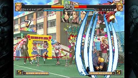 Geese Howard triple raging storm 85% combo