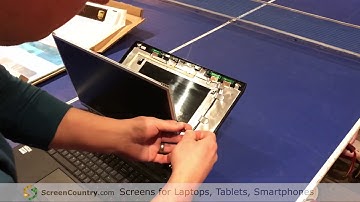 Laptop screen replacement (How to replace notebook LCD) [Sager p375sm]