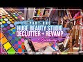 HUGE BEAUTY STUDIO MAKEUP DECLUTTER + REVAMP (PART 1) | MARCH 2021 | GIVEAWAY INCLUDED! | MCDREW