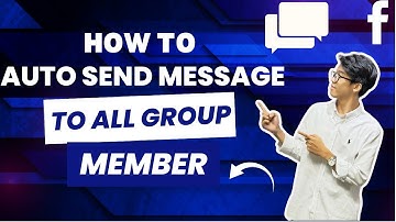 How To Auto Send Message To All Facebook Group Members | Auto Send Message Software