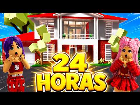 24 HORAS TODO ROJO EN BROOKHAVEN 😱 (con Milu)