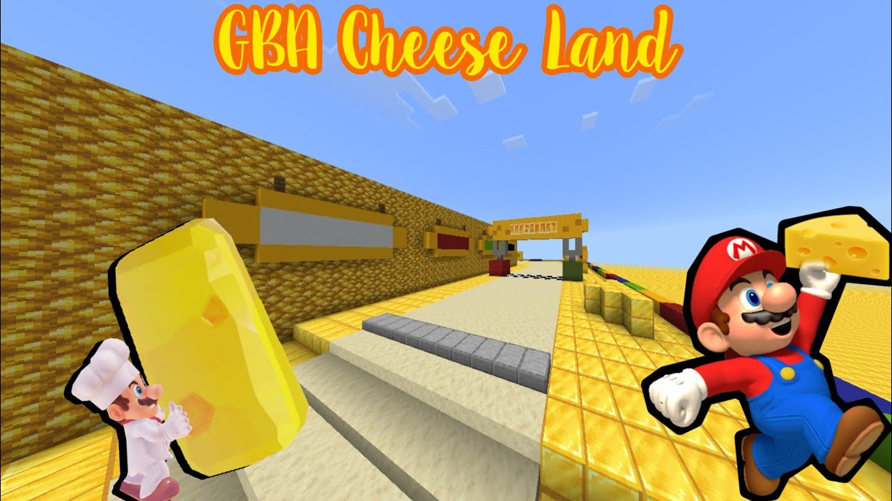 GBA Cheese Land-Minecraft Mario Kart Super Circuit - YouTube