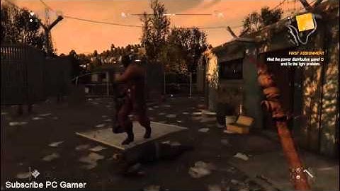 Zombie Game - Dying Light - Killing special zombie - chapter First Assignment - PC Gamer