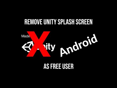 How to remove Unity splash screen for free - Android