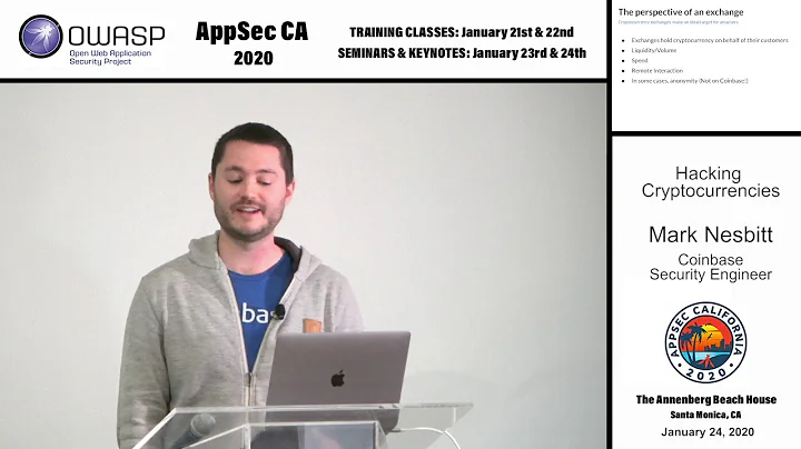 Hacking Cryptocurrencies - Mark Nesbitt
