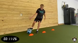 13-year-old Soccer Player Tries to Beat a Soccer Dribbling Record