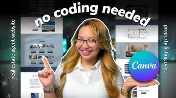 How to Create a MULTI-PAGE Real Estate Website on Canva!