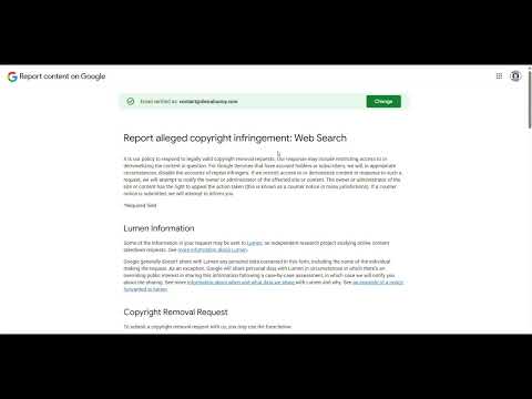 Removing Pirated Content from Google Search