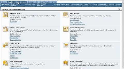 SAP ERP Human Resource System