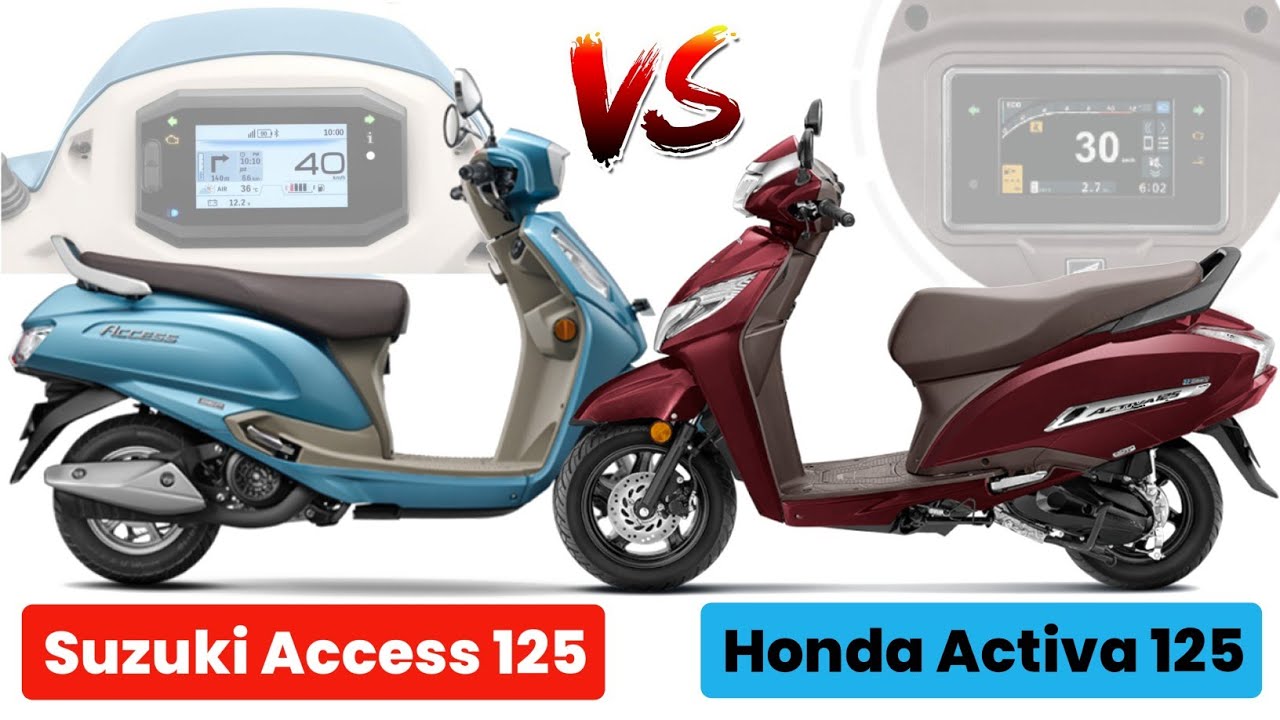 2025 Honda Activa 125 Vs Suzuki Access 125 TFT | Full Comparison | On Road Price | Best 125cc Scooty