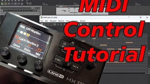 How to Control Line 6 HX Stomp from Reaper Using MIDI
