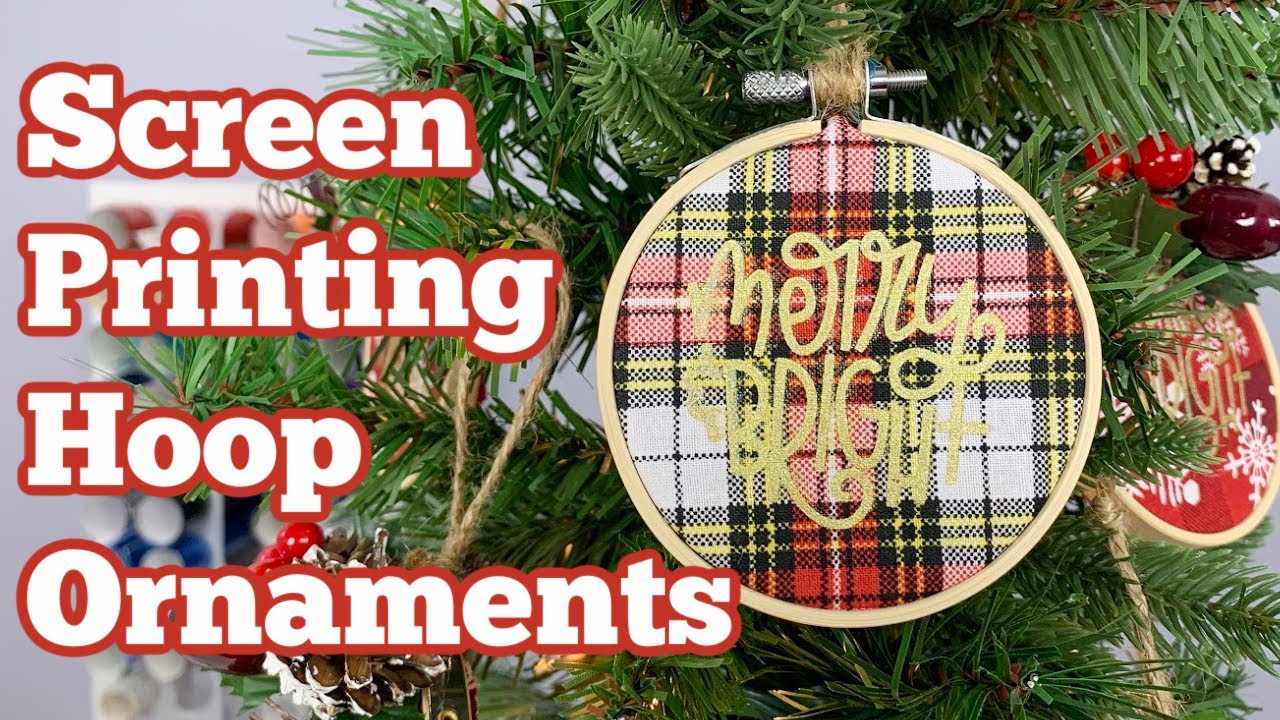 14+ tutorials for embroidery hoop Christmas ornaments - Swoodson Says