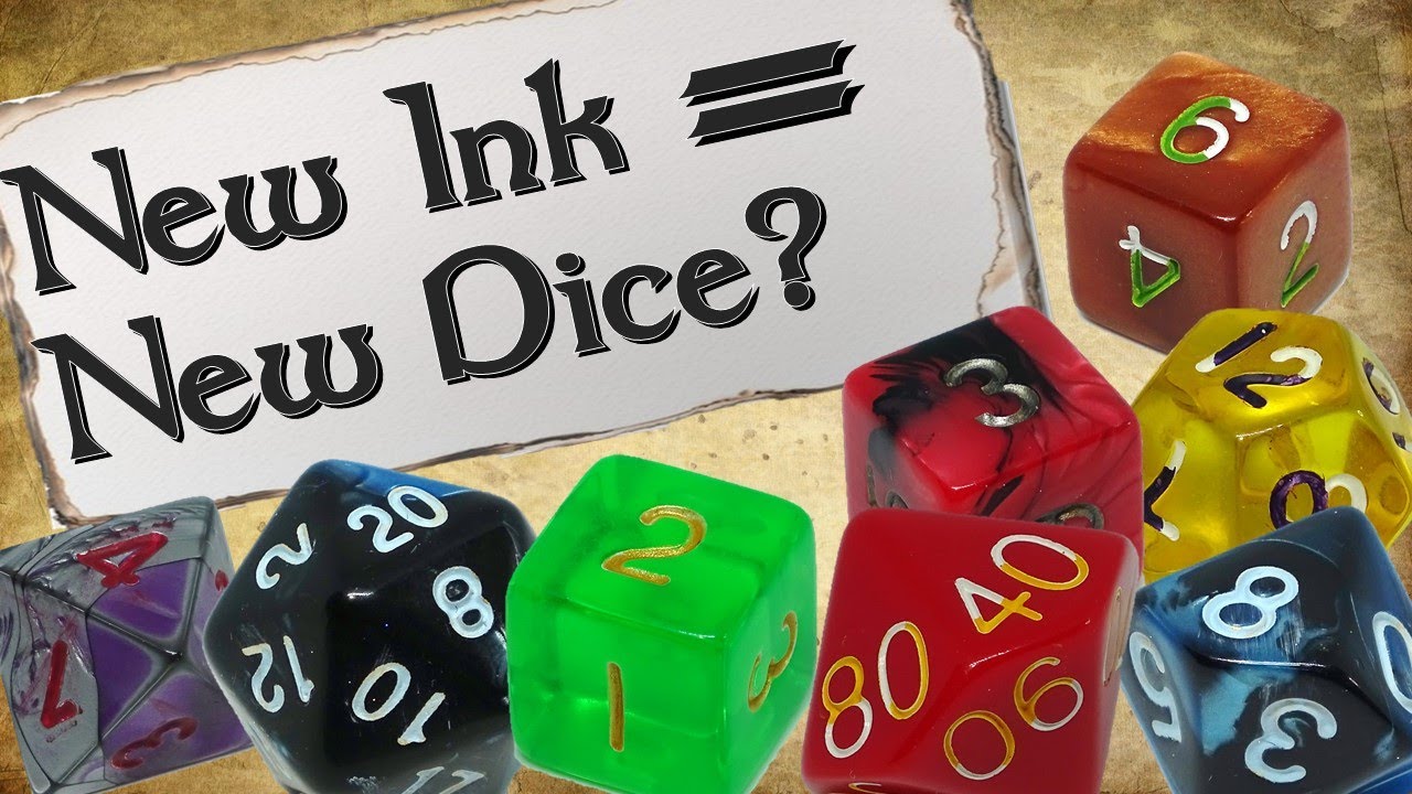 Why Change The Number Color Of Your Dice? | Re-Inking
