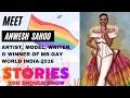 Meet anwesh sahoo  winner of mr gay world india 2016  pride month  stories you should know