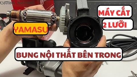 Khám Phá Bí Mật Bên Trong Máy Cắt Rãnh Tường 2 Lưỡi Yamasu Yms 135-2 | Vinh Váo