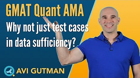 Data Sufficiency - Why Not Test Cases?: Quant Reasoning AMA