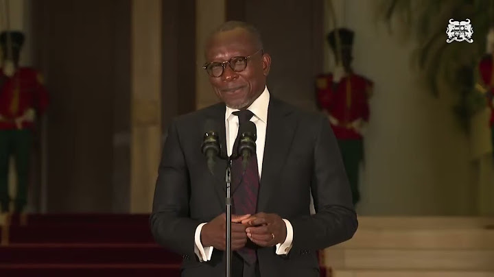 VISITE DE TRAVAIL DE S.E.M. BASSIROU DIOMAYE FAYE , Président du Sénégal | Déclaration à la Presse