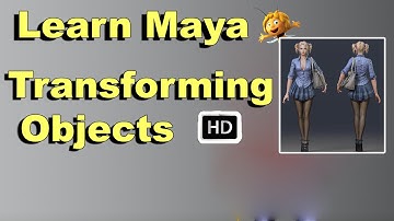 Learn Maya HD | Transforming Objects | Maya Autodesk 3D Basics Animation HD | - Comprint Multimedia