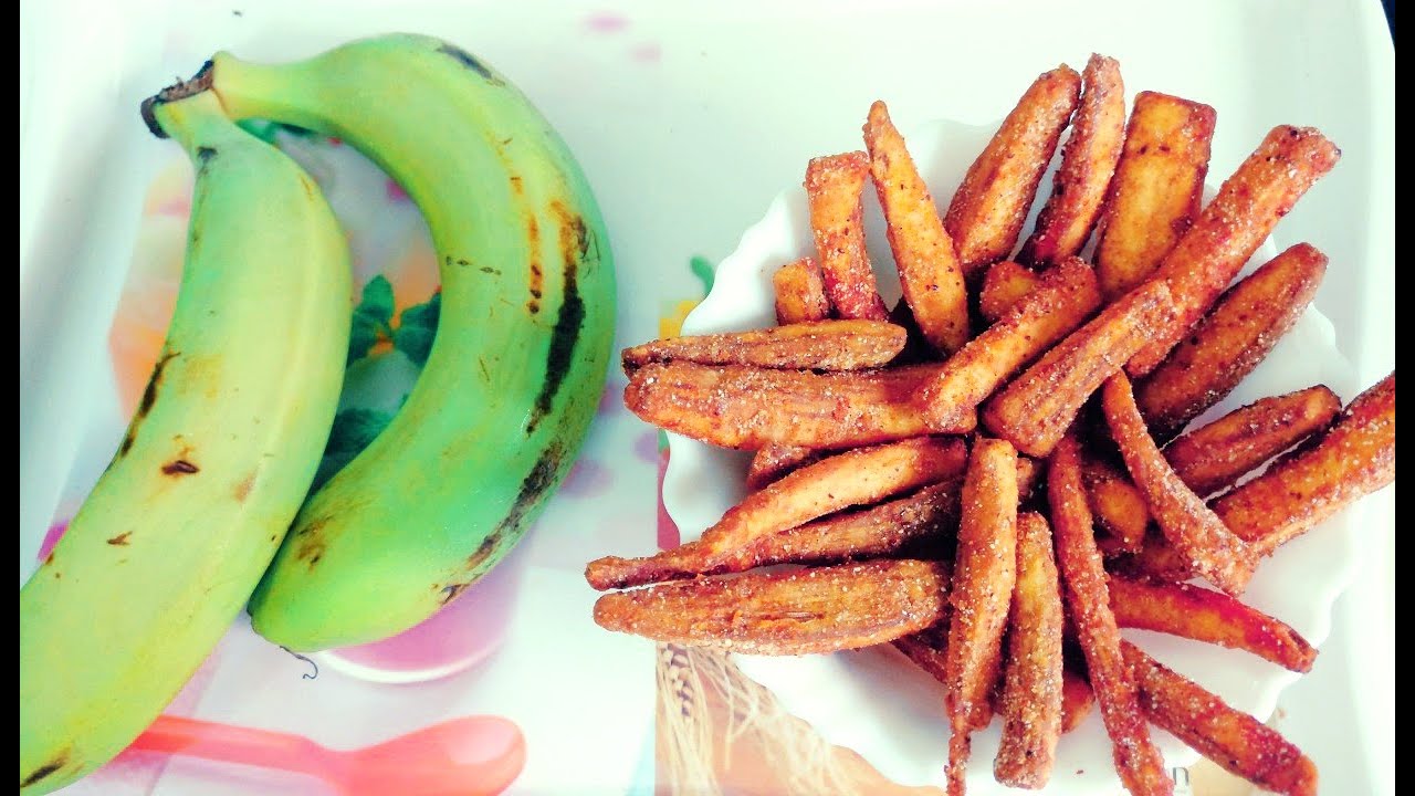 Banana Fries Recipe कच्चे केले की फ्रेंच फ्राइज़ How to make French