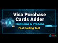 Visa Purchase C*rds Adder — FindSome & ProZone | Fast C*rdi*g Tool