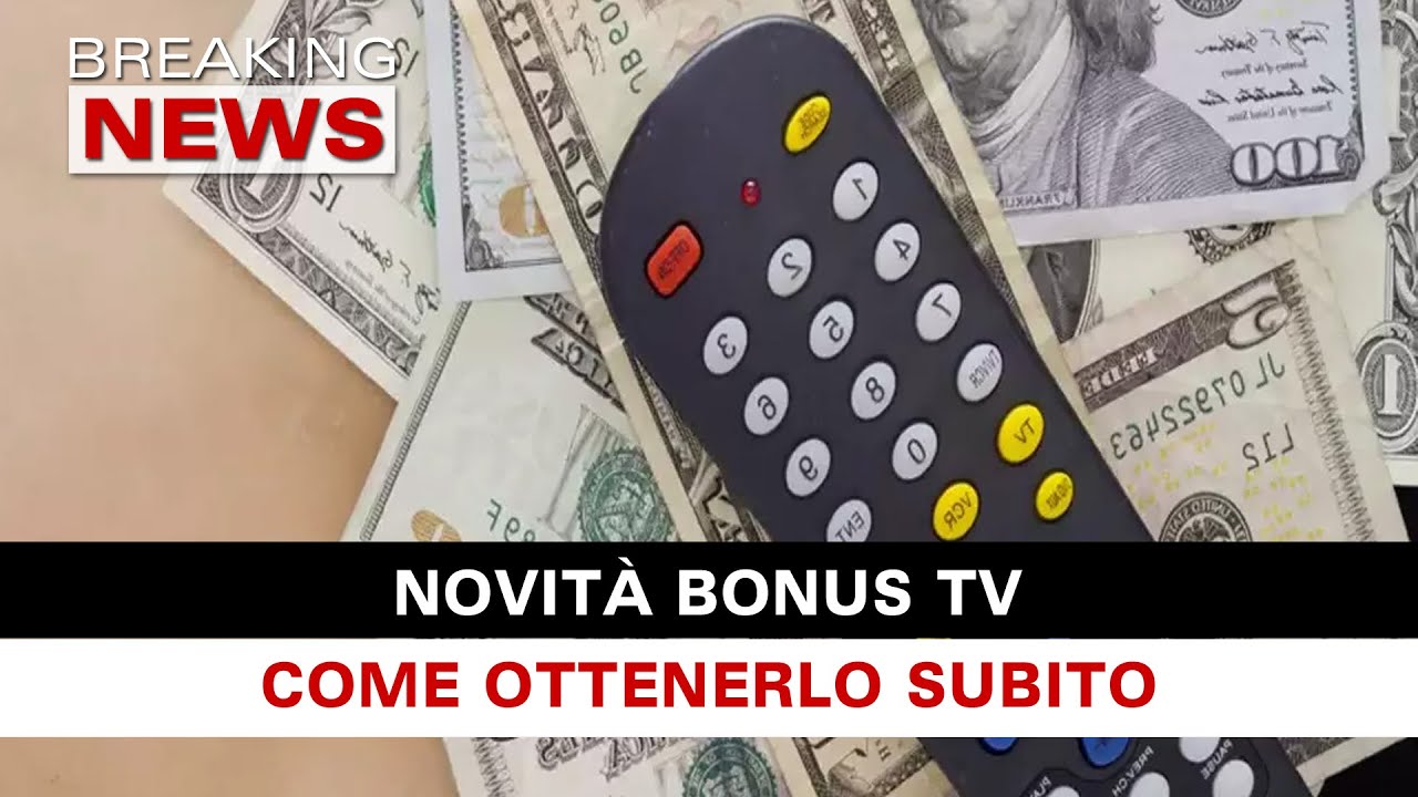 Novità Bonus Tv: Di Cosa Si Tratta E Come Ottenerlo!