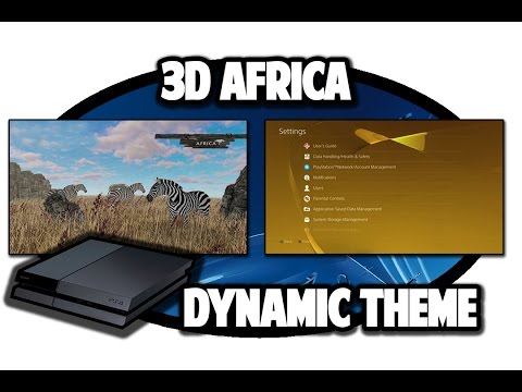 PS4 THEMES 3D Africa Dynamic Theme Video In 60FPS