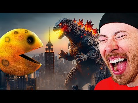 Godzilla Vs Pac-Man