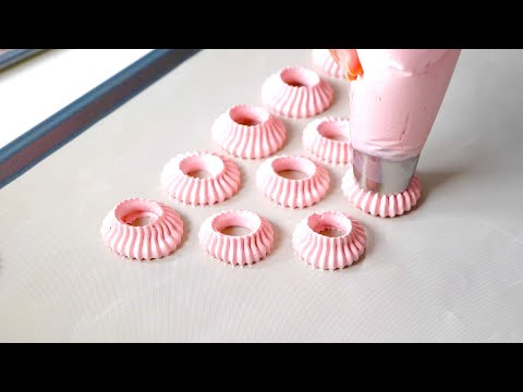 🍓딸기 머랭쿠키 만들기 🍓Strawberry <strong>Meringue</strong> <strong>Cookies</strong> Recipe