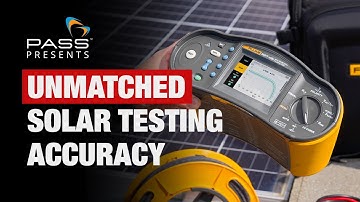 FLUKE SMFT1000 Revolutionizes Solar Panel Testing Forever!