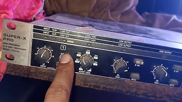 Bass ke liye crossover ko kaise settings karein !! Crossover settings for bass !!