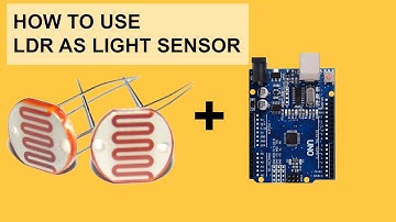 how to use LDR as a sensor ( Light intensity sensor with arduino tutorial )