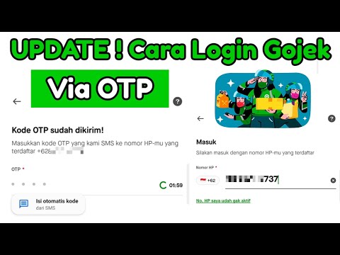 Cara Login Gojek Pakai Kode OTP Aktivasi